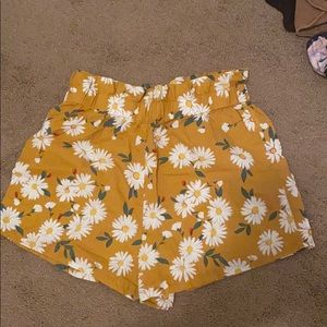 shein flower shorts